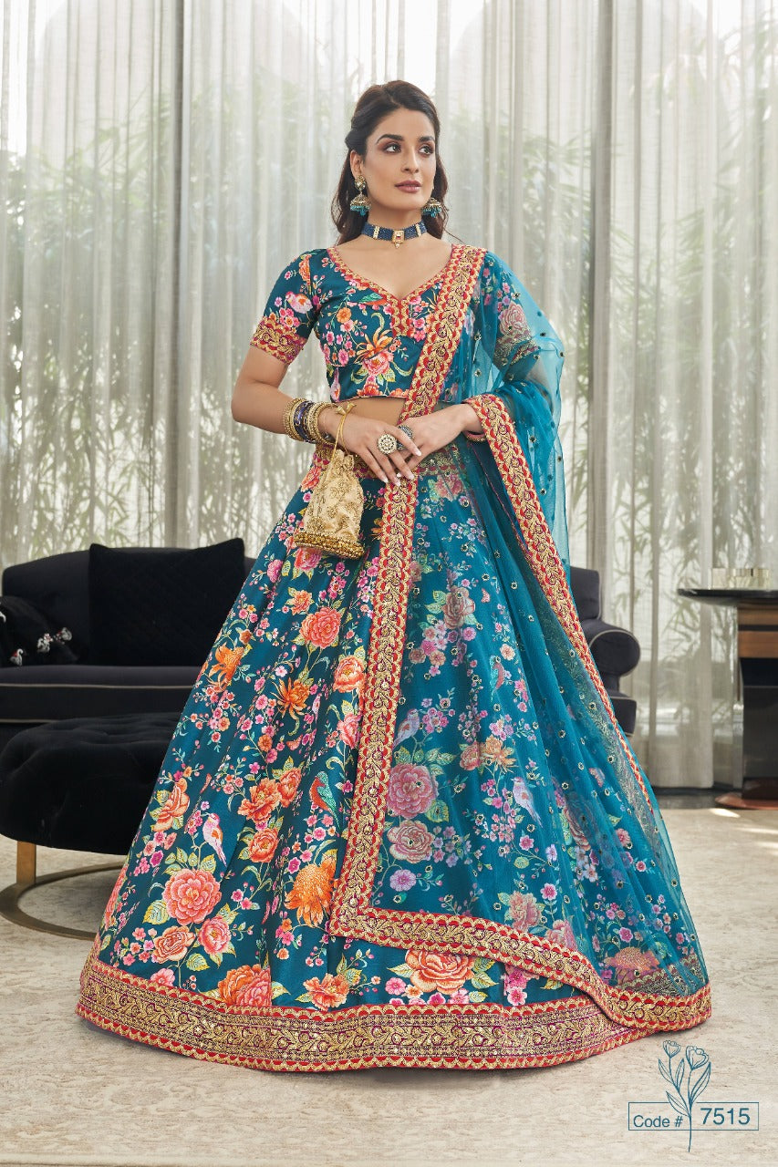 CARNATIONS VOL-2 PARTY WEAR LEHENGA CHOLI Anant Tex Exports Private Limited