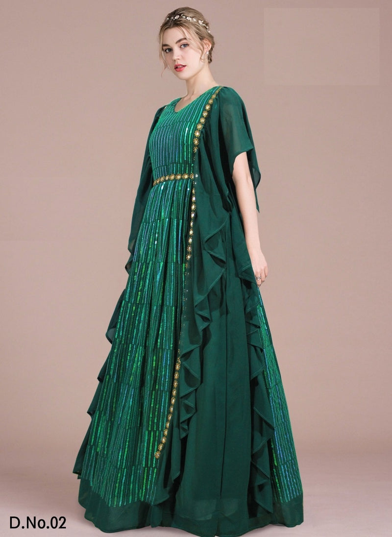 PARTY WEAR VISION GOWN Anant Tex Exports Private Limited