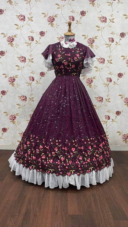 PARTY WEAR GOWNS Anant Tex Exports Private Limited