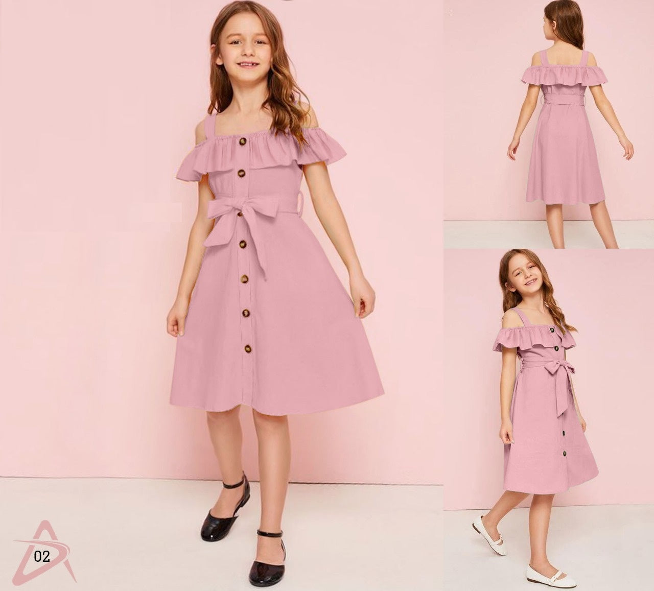 ADAA KIDS OFF SHOULDER FROCK Anant Tex Exports Private Limited