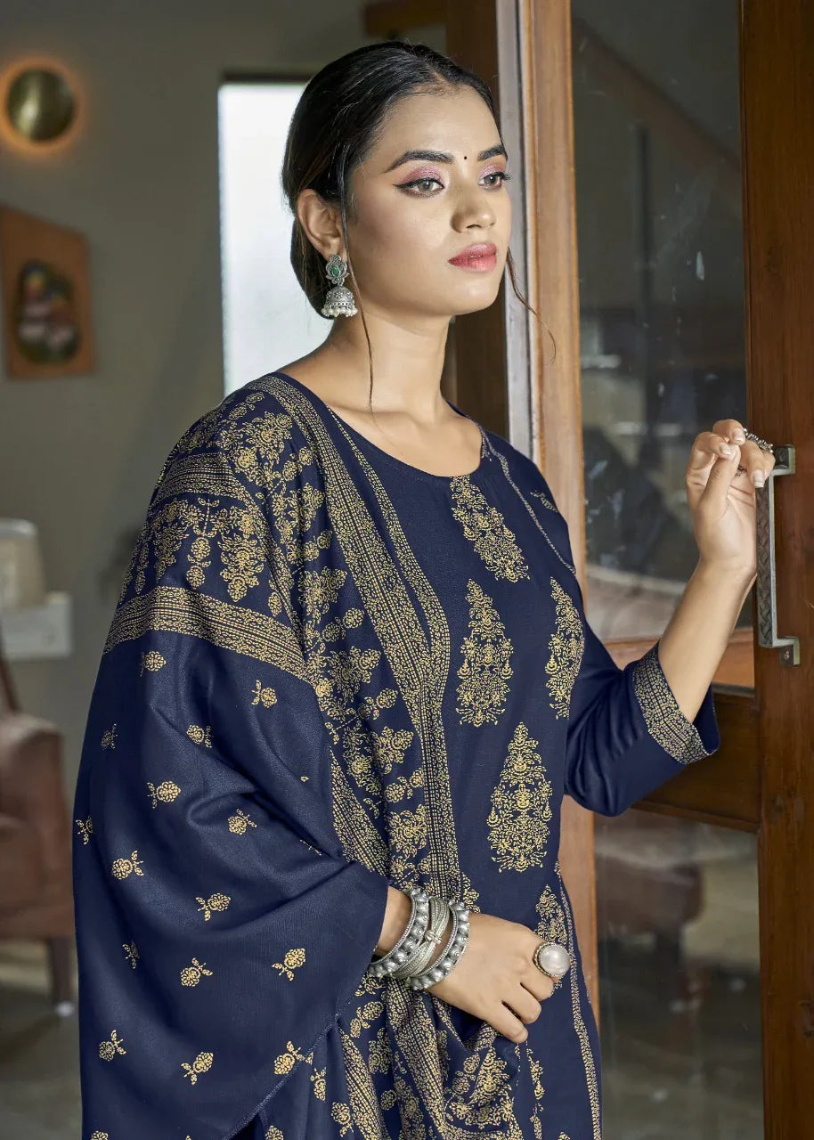 PRACHI V-2 PARTY WEAR KURTI WITH PANT Anant Tex Exports Private Limited