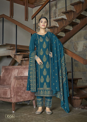 PRACHI V-2 PARTY WEAR KURTI WITH PANT Anant Tex Exports Private Limited