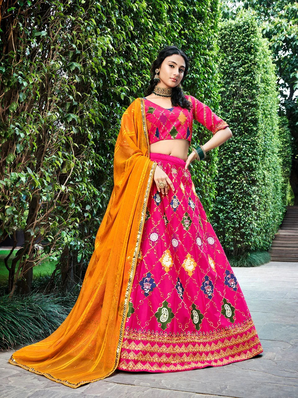BRIDESMAID VOL. 26 DESIGNER FANCY LEHENGA D.NO 2224 Anant Tex Exports Private Limited