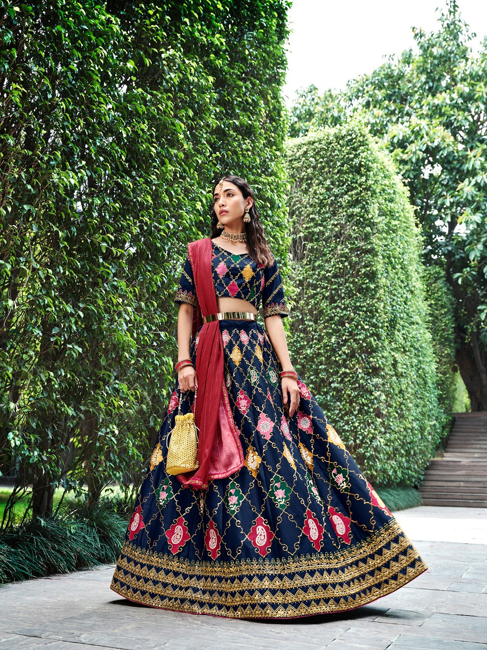BRIDESMAID VOL. 26 DESIGNER FANCY LEHENGA D.NO 2222 Anant Tex Exports Private Limited