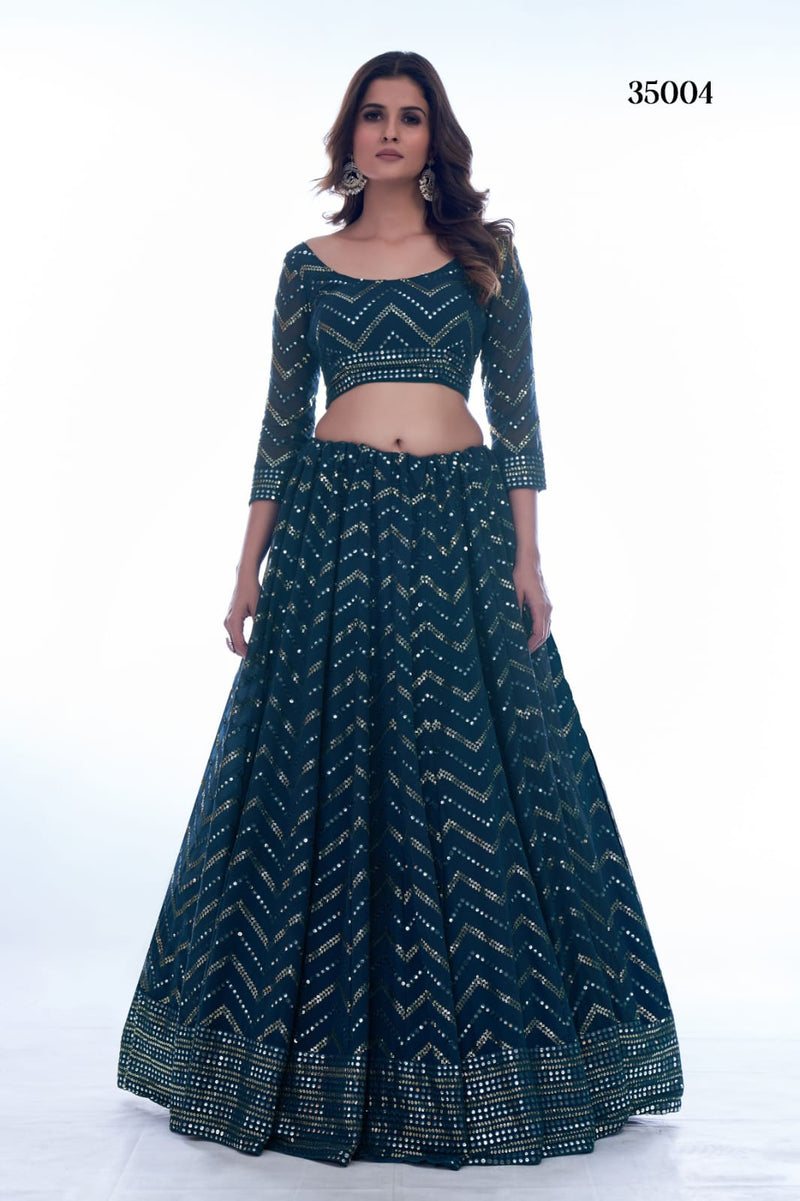 MAHIRA VOL. 1 DESIGNER LEHENGA D.NO 35004 Anant Tex Exports Private Limited