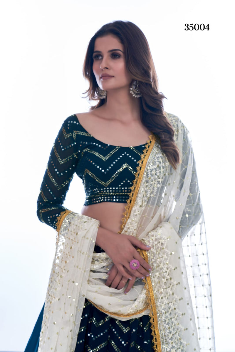 MAHIRA VOL. 1 DESIGNER LEHENGA D.NO 35004 Anant Tex Exports Private Limited