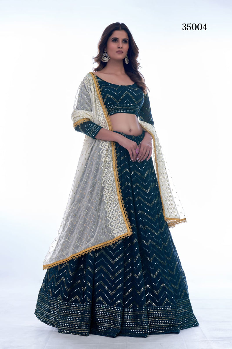 MAHIRA VOL. 1 DESIGNER LEHENGA D.NO 35004 Anant Tex Exports Private Limited