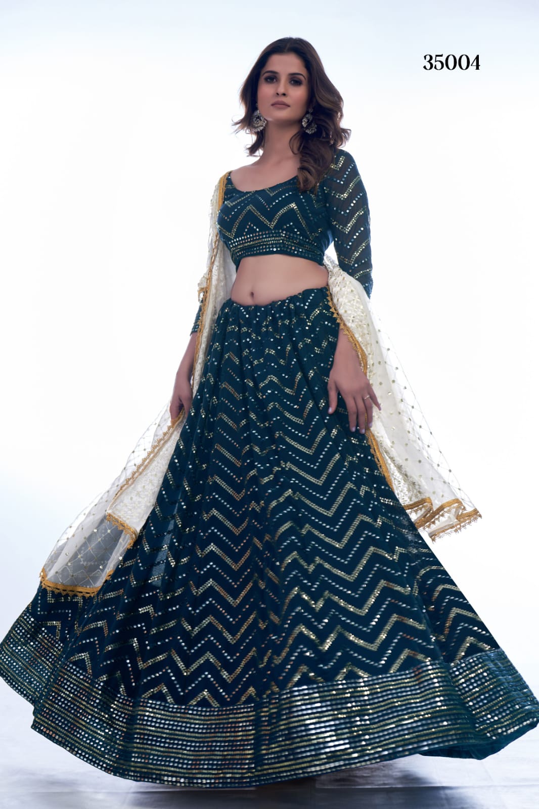 MAHIRA VOL. 1 DESIGNER LEHENGA D.NO 35004 Anant Tex Exports Private Limited