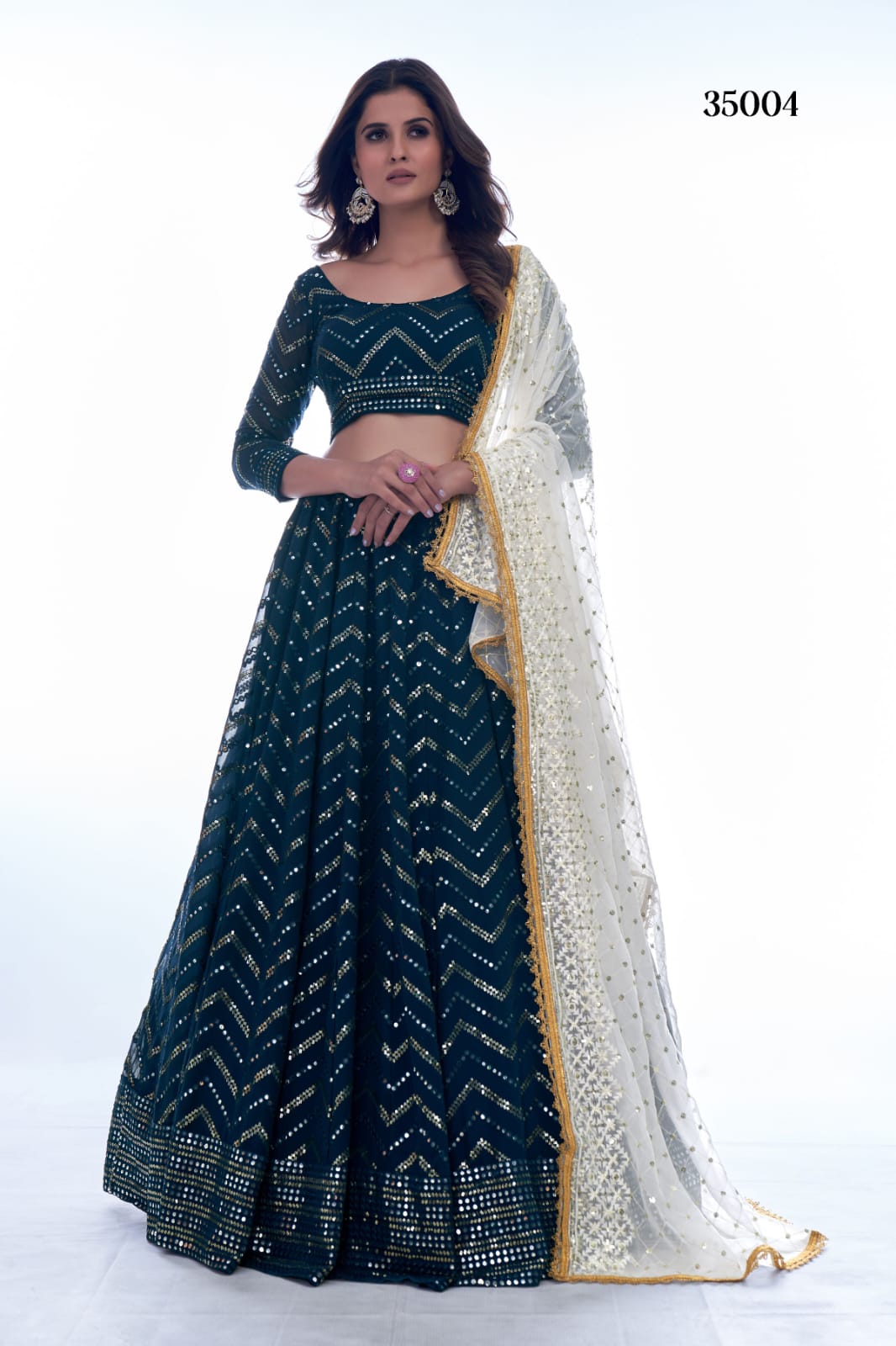 MAHIRA VOL. 1 DESIGNER LEHENGA D.NO 35004 Anant Tex Exports Private Limited