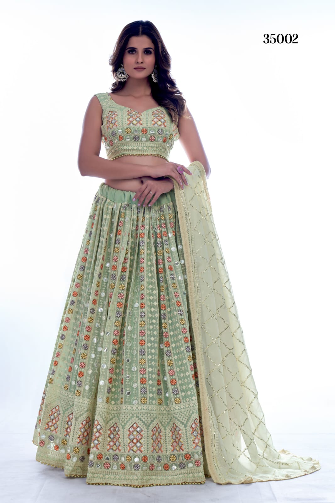 MAHIRA VOL. 1 DESIGNER LEHENGA D.NO 35002 Anant Tex Exports Private Limited