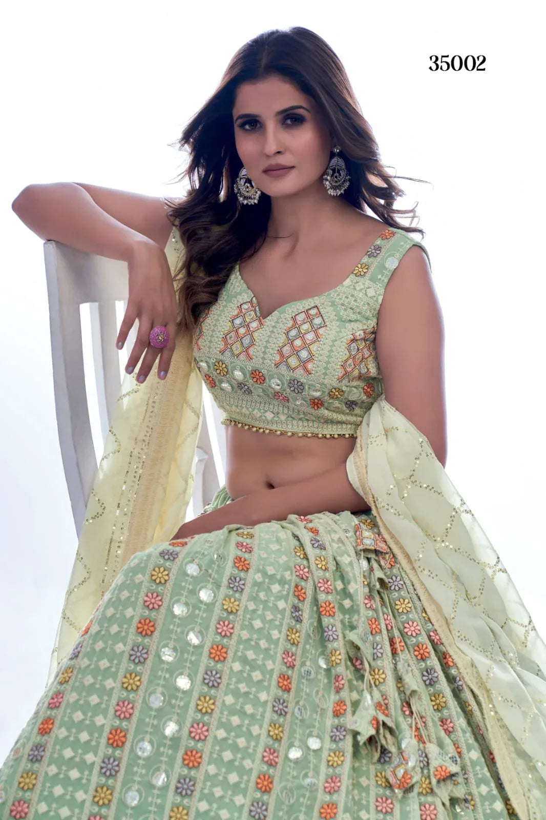 MAHIRA VOL. 1 DESIGNER LEHENGA D.NO 35002 Anant Tex Exports Private Limited