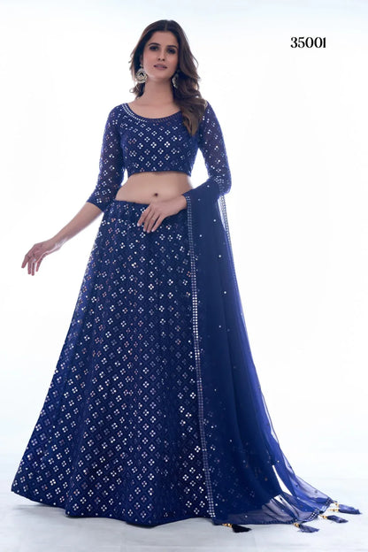 MAHIRA VOL. 1 DESIGNER LEHENGA D.NO 35001 Anant Tex Exports Private Limited