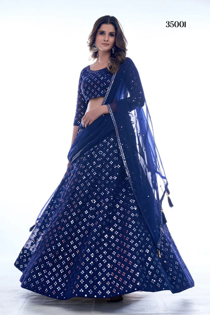 MAHIRA VOL. 1 DESIGNER LEHENGA D.NO 35001 Anant Tex Exports Private Limited