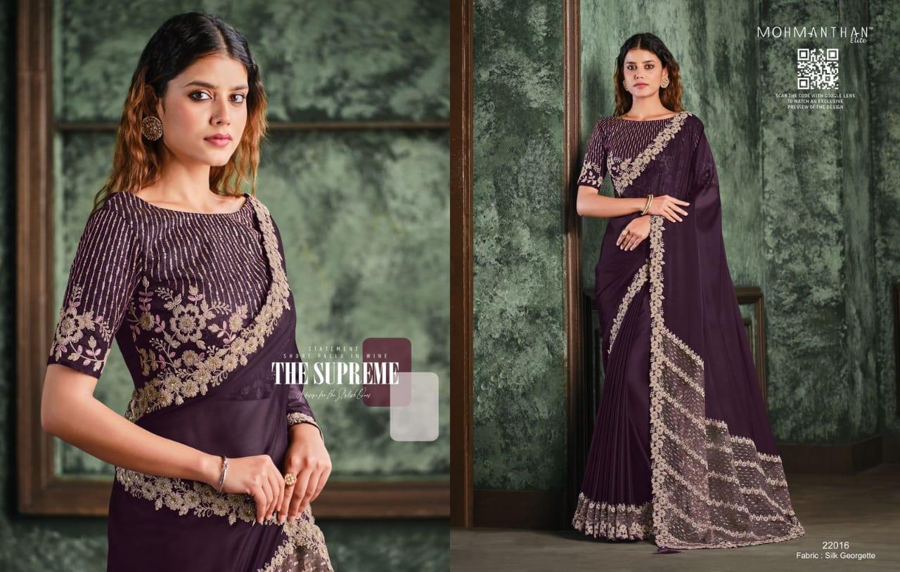 MAHOTSAV MOHMANTHAN SHAIRA 22000 SERIES DESIGNER SAREE Anant Tex Exports Private Limited
