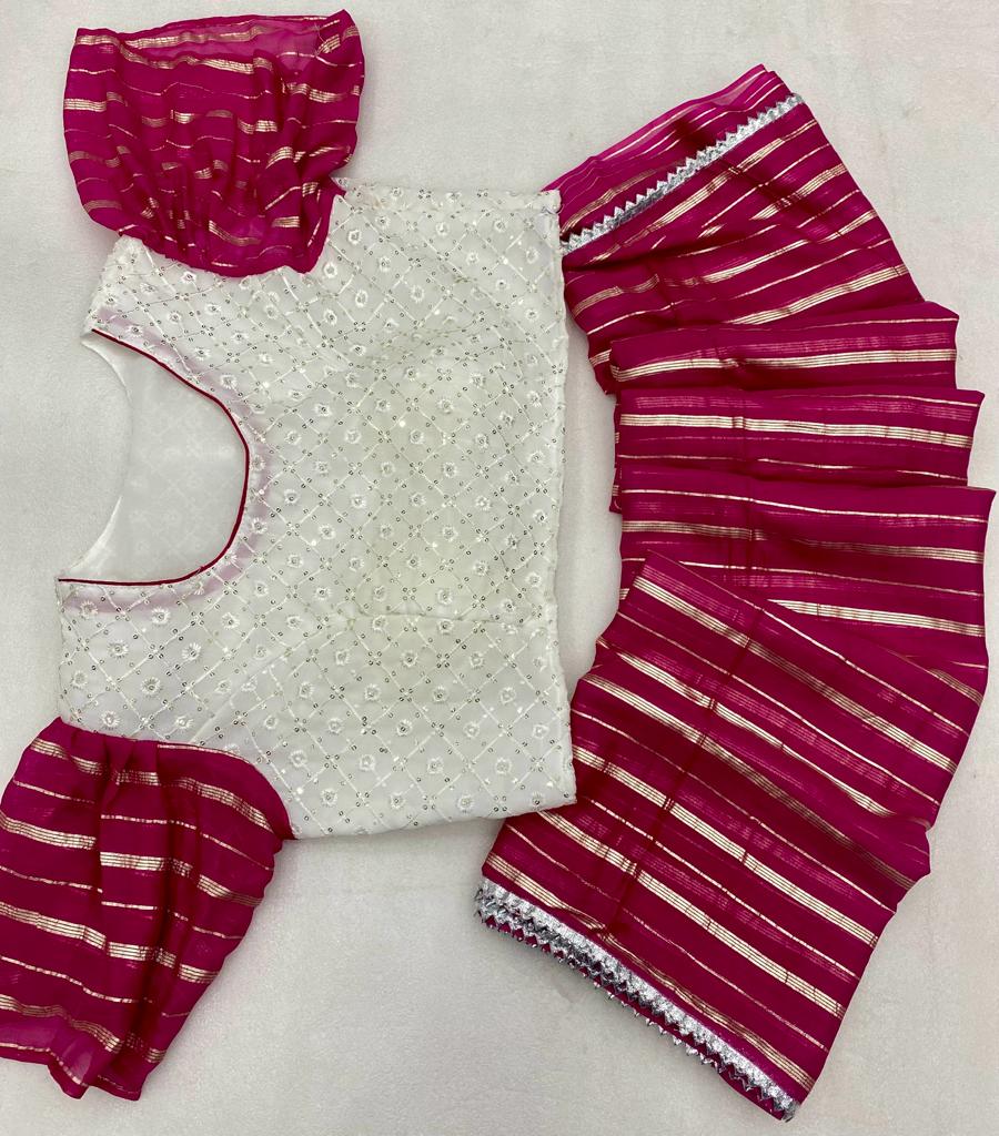 Beautiful Pure Viscose Georgette Saree Anant Tex Exports Private Limited