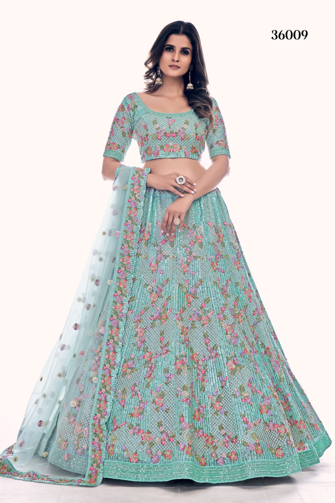 POSHAK VOL 4 DESIGNER LEHENGA D.NO 36009 Anant Tex Exports Private Limited