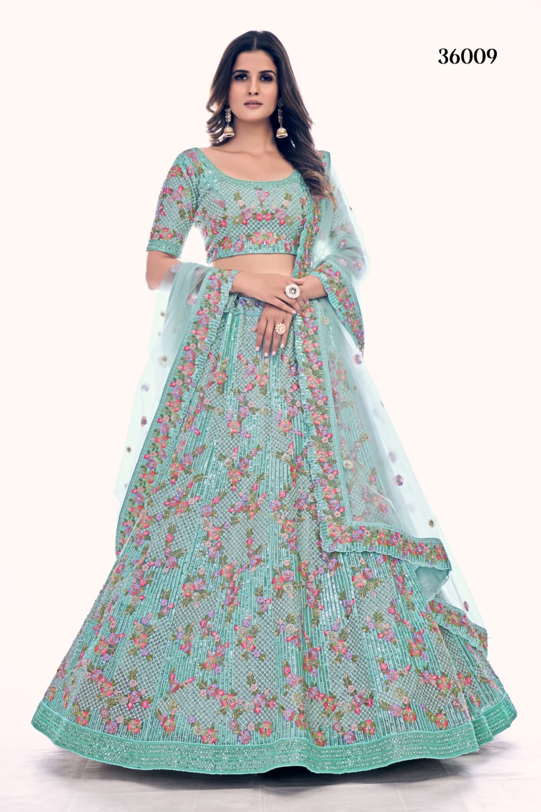 POSHAK VOL 4 DESIGNER LEHENGA D.NO 36009 Anant Tex Exports Private Limited