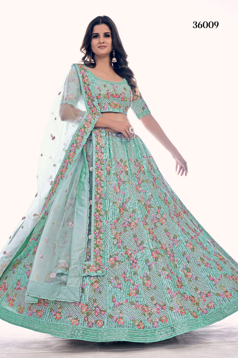 POSHAK VOL 4 DESIGNER LEHENGA D.NO 36009 Anant Tex Exports Private Limited