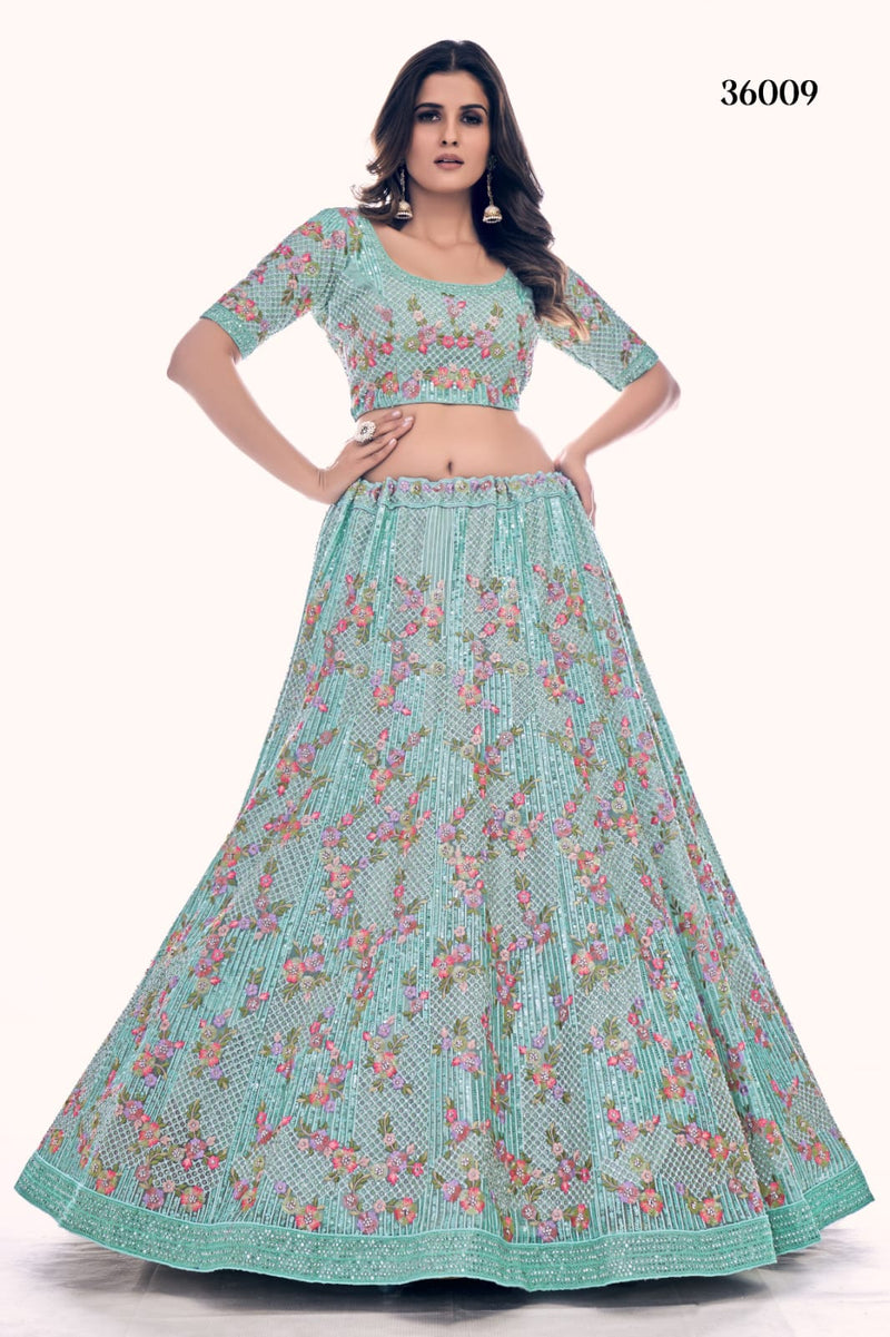 POSHAK VOL 4 DESIGNER LEHENGA D.NO 36009 Anant Tex Exports Private Limited