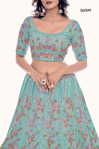 POSHAK VOL 4 DESIGNER LEHENGA D.NO 36009 Anant Tex Exports Private Limited