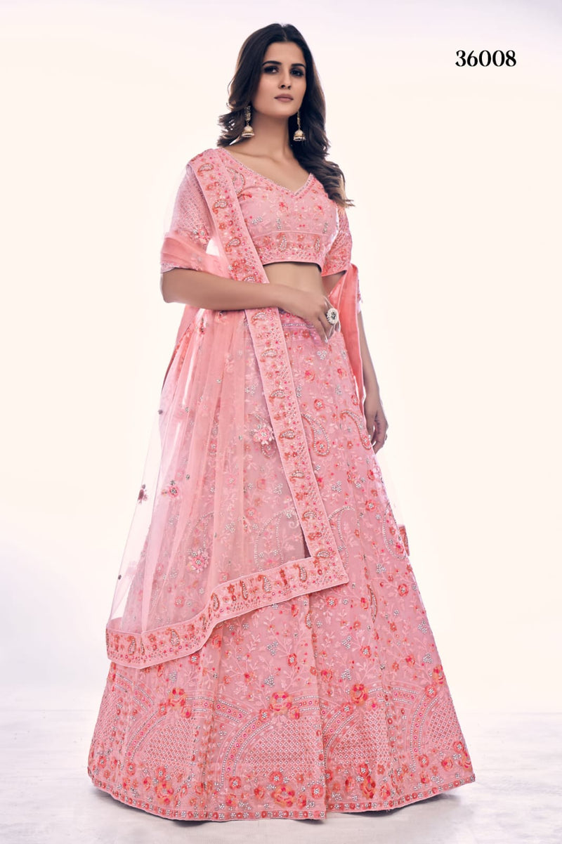 POSHAK VOL 4 DESIGNER LEHENGA D.NO 36008 Anant Tex Exports Private Limited