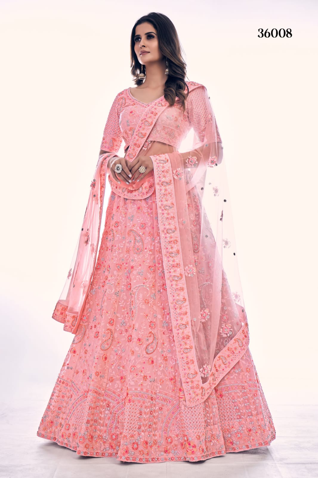 POSHAK VOL 4 DESIGNER LEHENGA D.NO 36008 Anant Tex Exports Private Limited