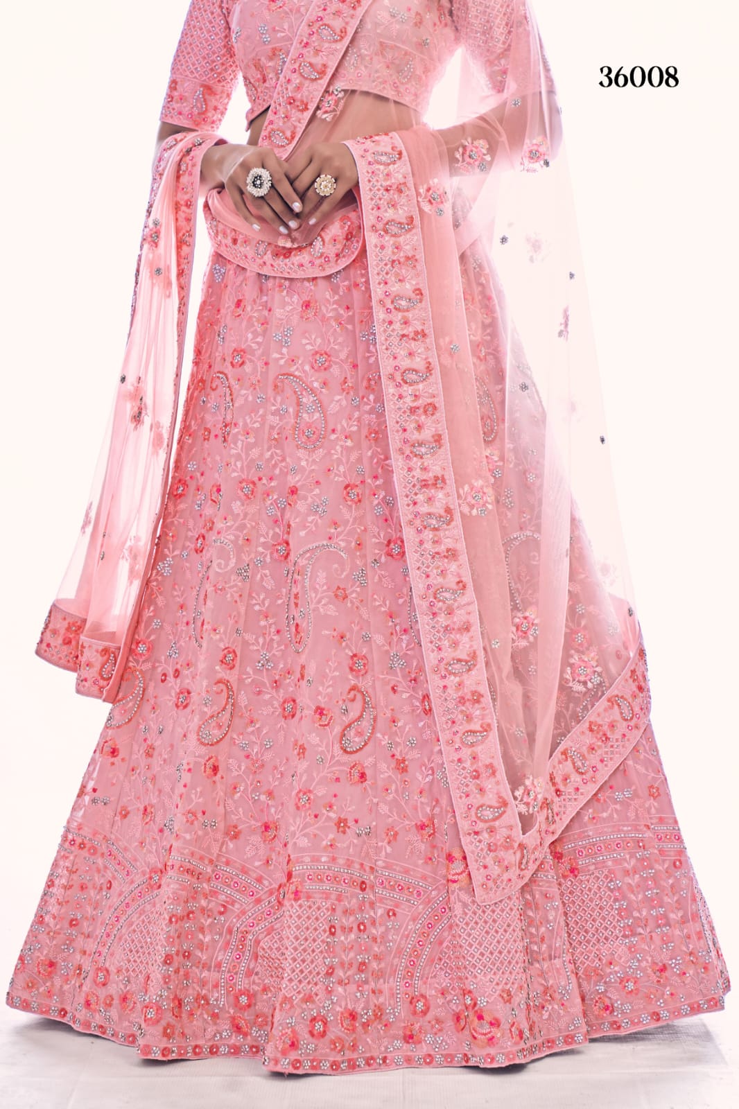 POSHAK VOL 4 DESIGNER LEHENGA D.NO 36008 Anant Tex Exports Private Limited