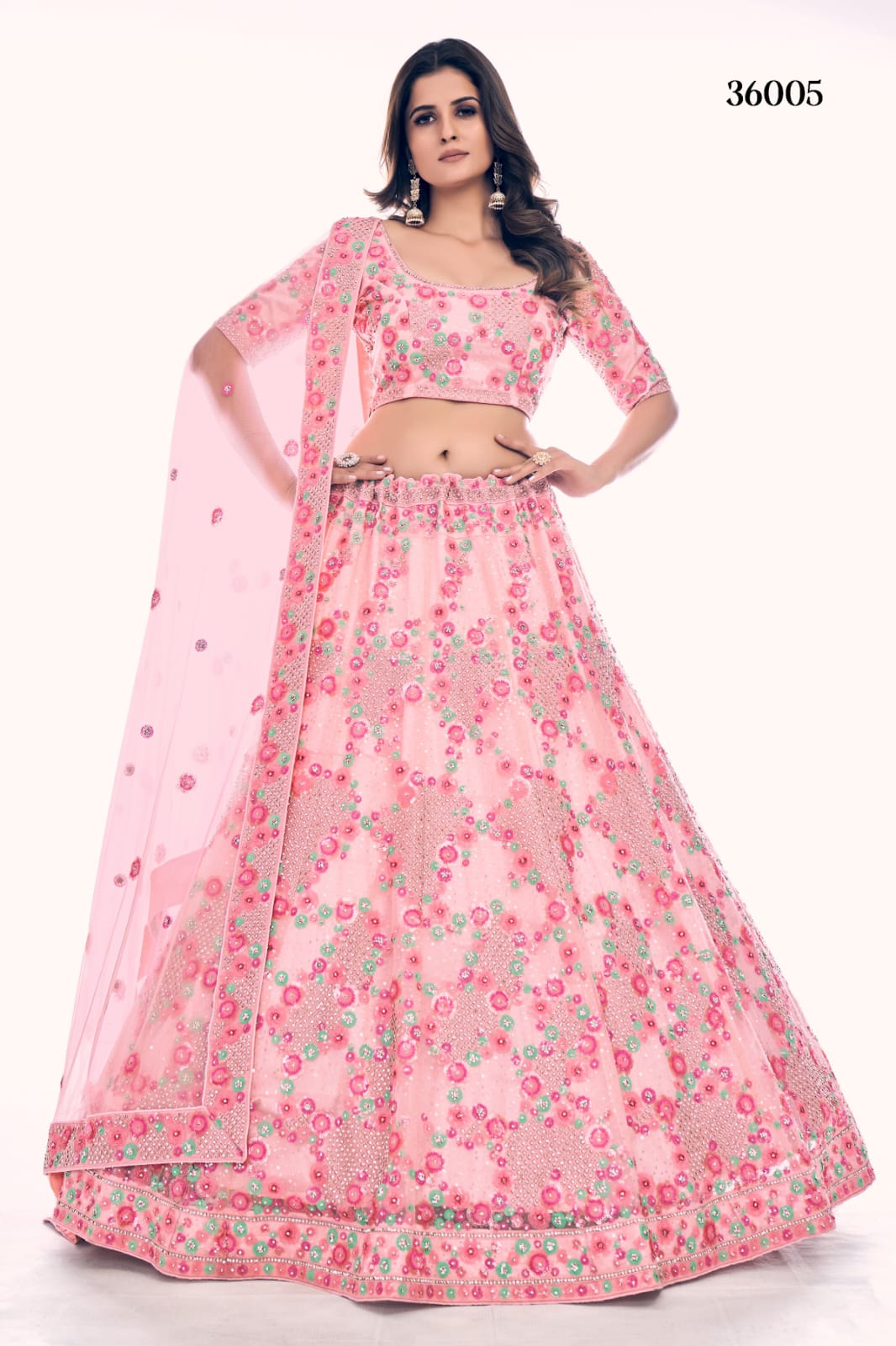 POSHAK VOL 4 DESIGNER LEHENGA D.NO 36005 Anant Tex Exports Private Limited