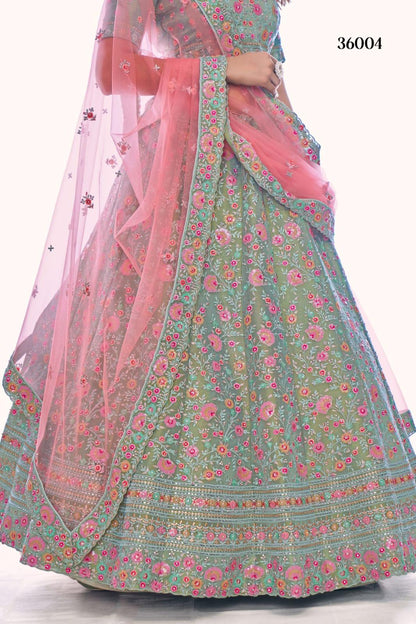 POSHAK VOL 4 DESIGNER LEHENGA D.NO 36004 Anant Tex Exports Private Limited