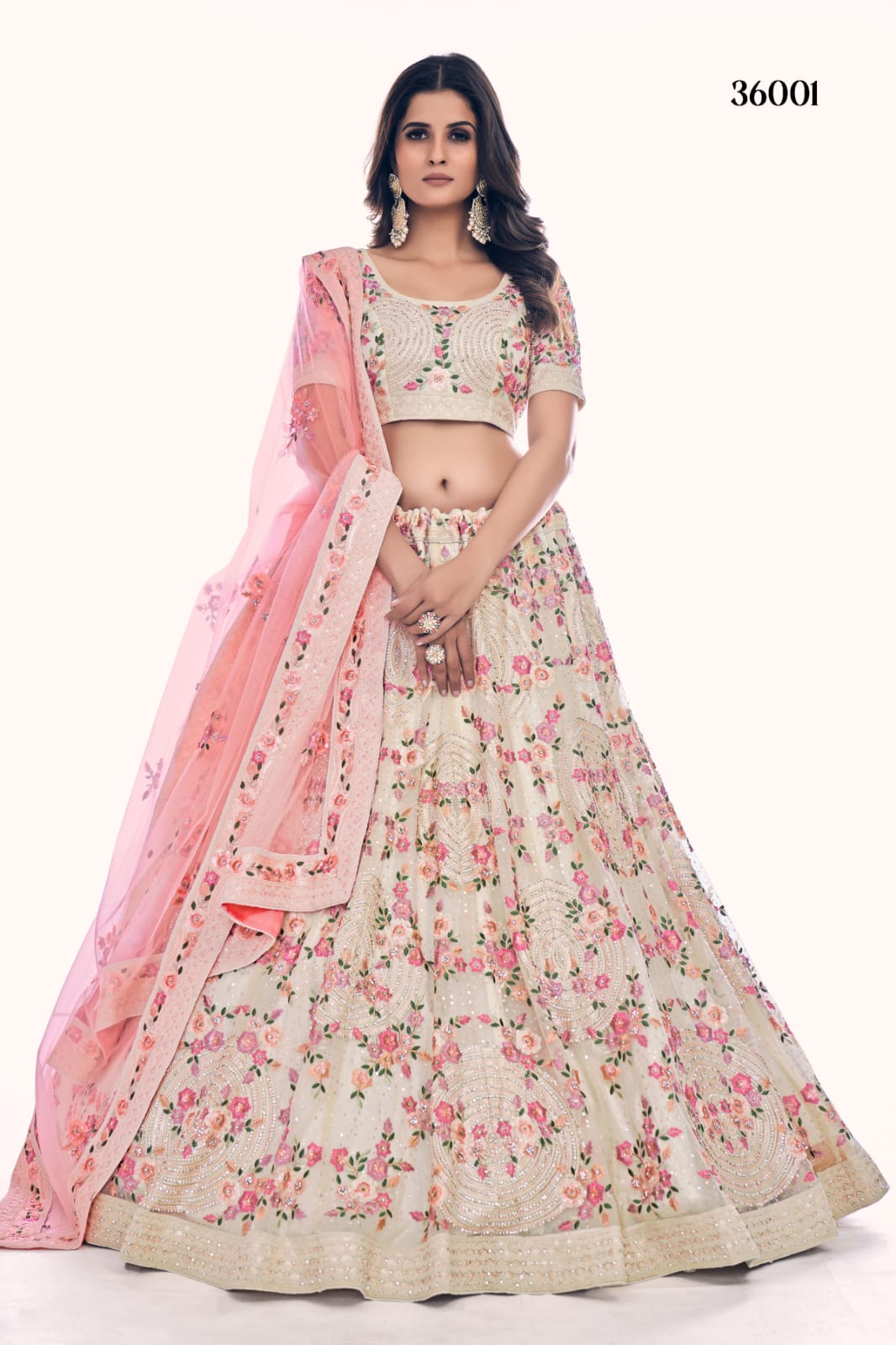 POSHAK VOL 4 DESIGNER LEHENGA D.NO 36001 Anant Tex Exports Private Limited