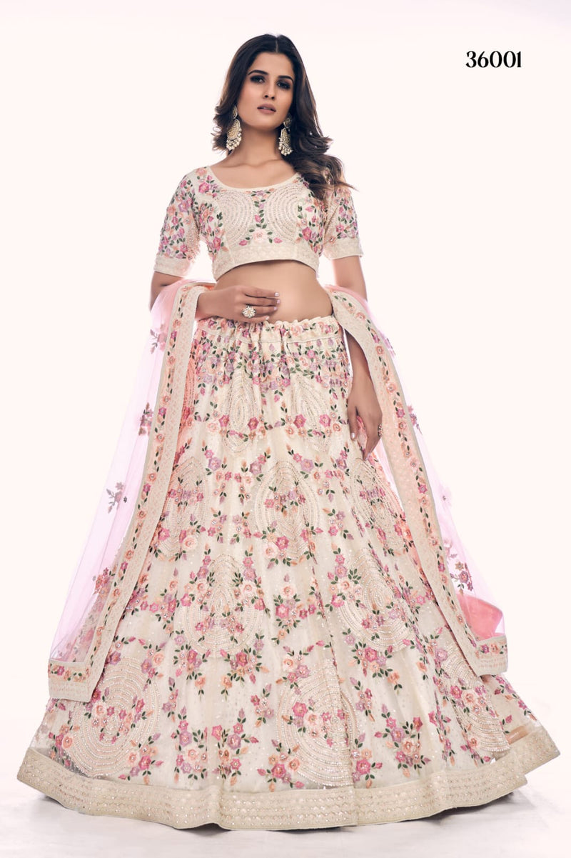 POSHAK VOL 4 DESIGNER LEHENGA D.NO 36001 Anant Tex Exports Private Limited