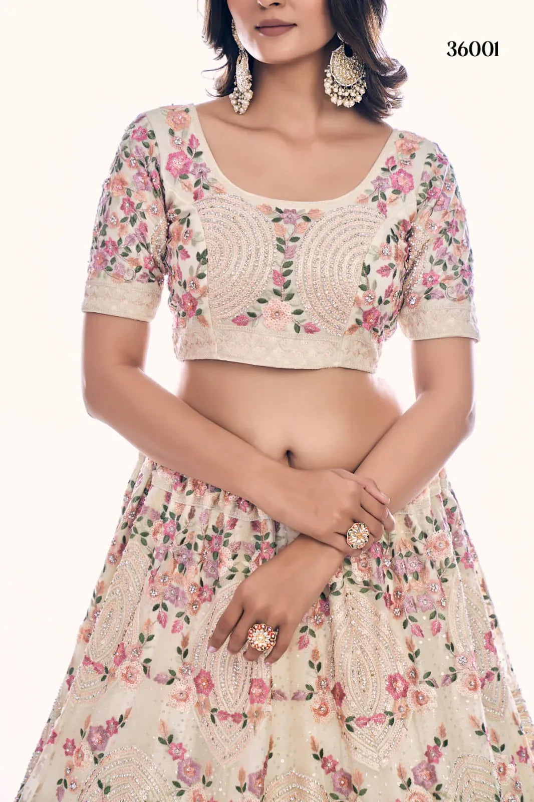 POSHAK VOL 4 DESIGNER LEHENGA D.NO 36001 Anant Tex Exports Private Limited