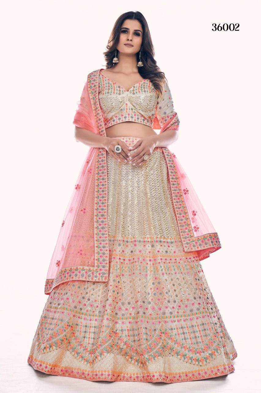 POSHAK VOL 4 DESIGNER LEHENGA D.NO 36002 Anant Tex Exports Private Limited