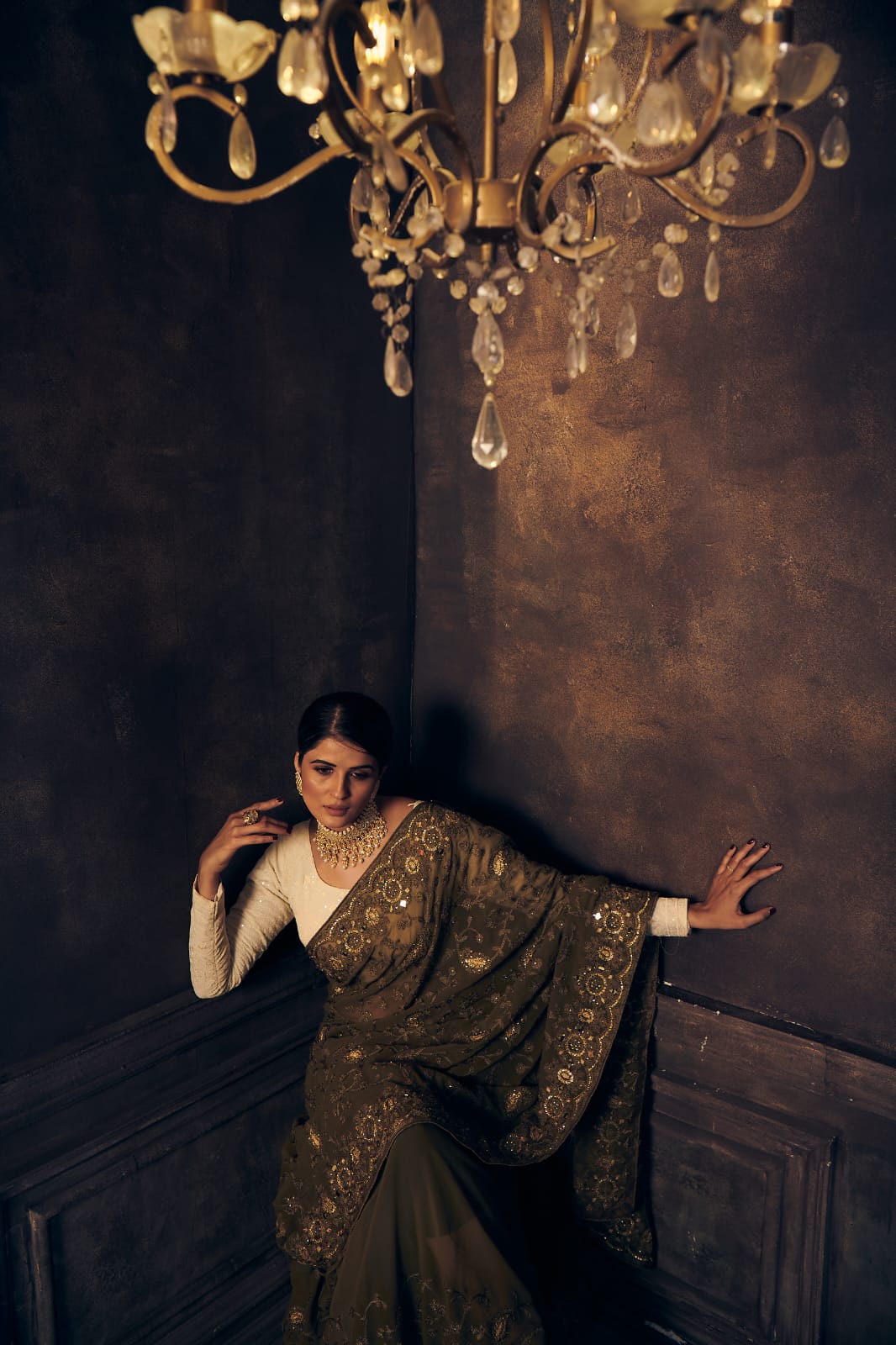 Rannkaar Heavy Butterfly Georgette Saree Anant Tex Exports Private Limited