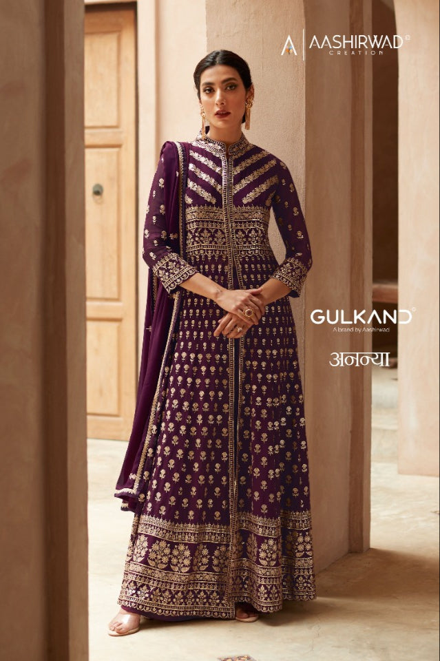 AASHIRWAD ANANYA 9451 SERIES PLAZZO SUIT Anant Tex Exports Private Limited