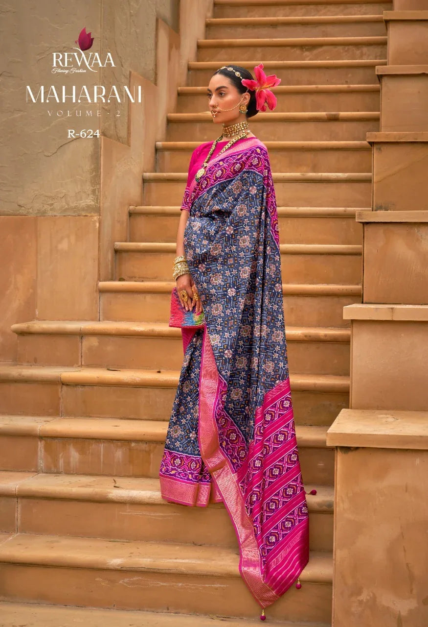 REWAA MAHARANI VOL-2 SMOOTH PATOLA SAREE Anant Tex Exports Private Limited