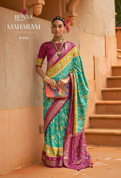 REWAA MAHARANI VOL-2 SMOOTH PATOLA SAREE Anant Tex Exports Private Limited
