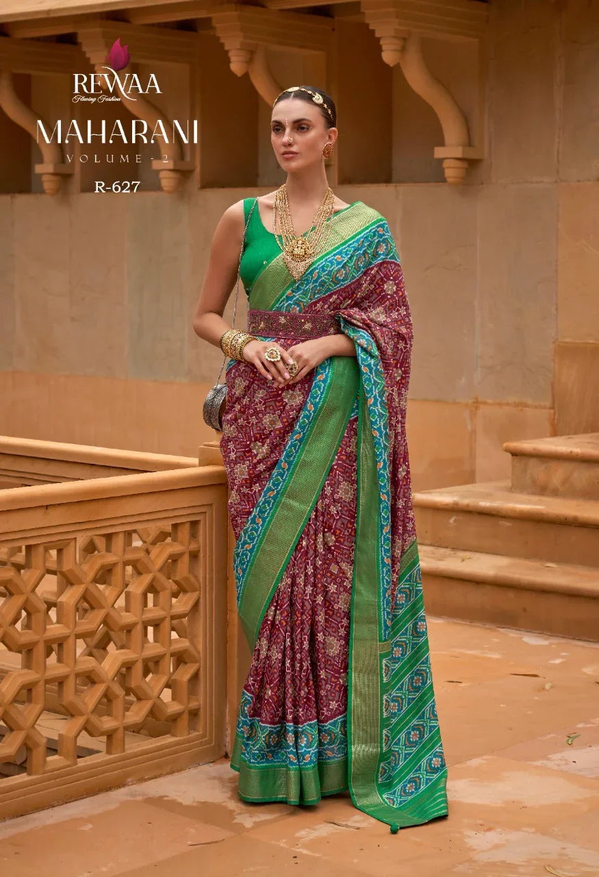 REWAA MAHARANI VOL-2 SMOOTH PATOLA SAREE Anant Tex Exports Private Limited