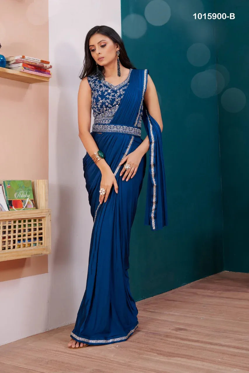 PARTY WEAR FANCY SAREE D.NO.1015900 Anant Tex Exports Private Limited
