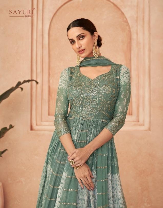 SAYURI DESIGNER FLORAL 5233 SERIES SALWAR SUIT Anant Tex Exports Private Limited