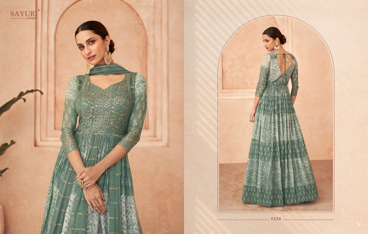 SAYURI DESIGNER FLORAL 5233 SERIES SALWAR SUIT Anant Tex Exports Private Limited