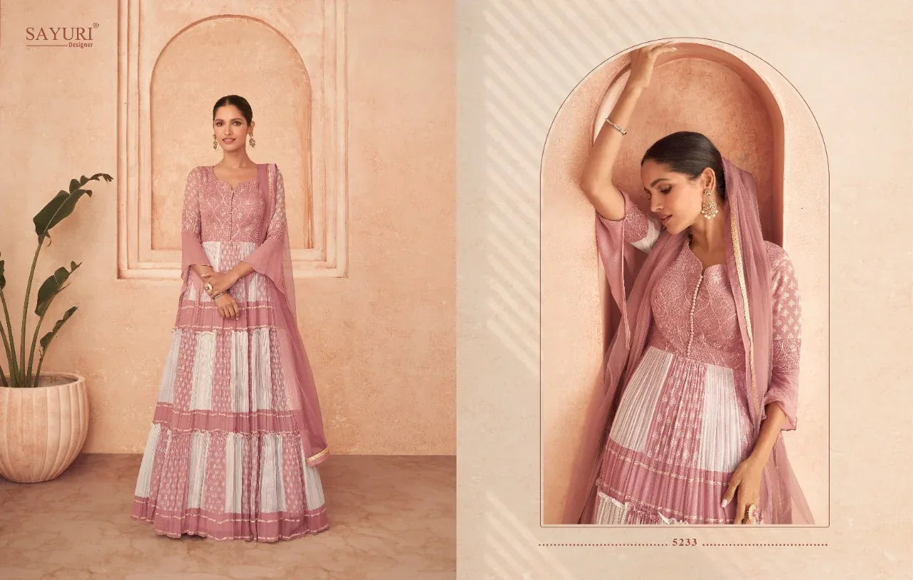 SAYURI DESIGNER FLORAL 5233 SERIES SALWAR SUIT Anant Tex Exports Private Limited
