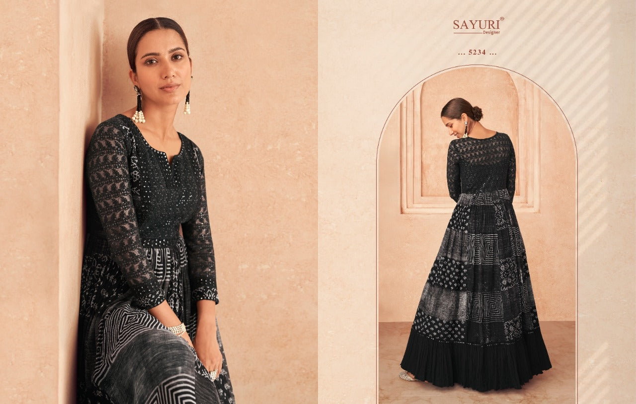 SAYURI DESIGNER FLORAL 5233 SERIES SALWAR SUIT Anant Tex Exports Private Limited
