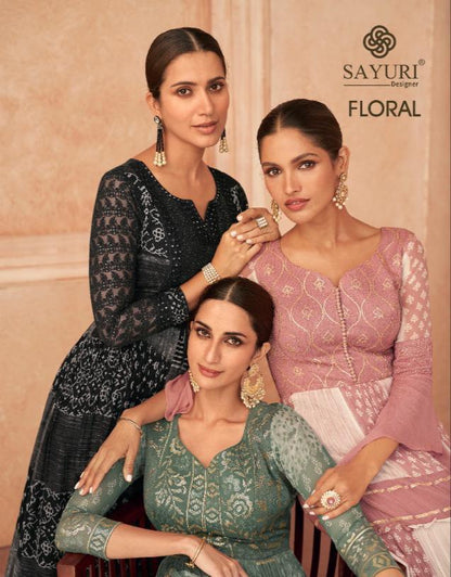 SAYURI DESIGNER FLORAL 5233 SERIES SALWAR SUIT Anant Tex Exports Private Limited