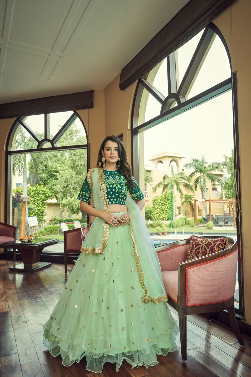 Aahvan Rajwada Heavy Net Designer Lehenga Choli Anant Tex Exports Private Limited