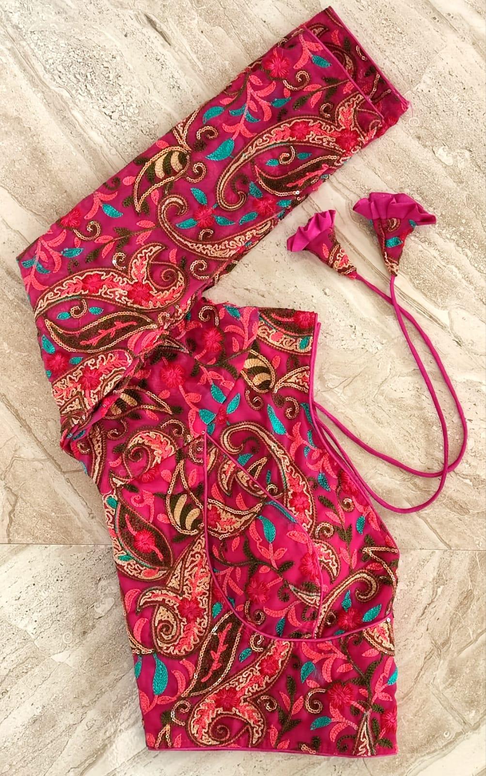 Tanya Kashmiri Work Full Sleeves Blouse Anant Tex Exports Private Limited