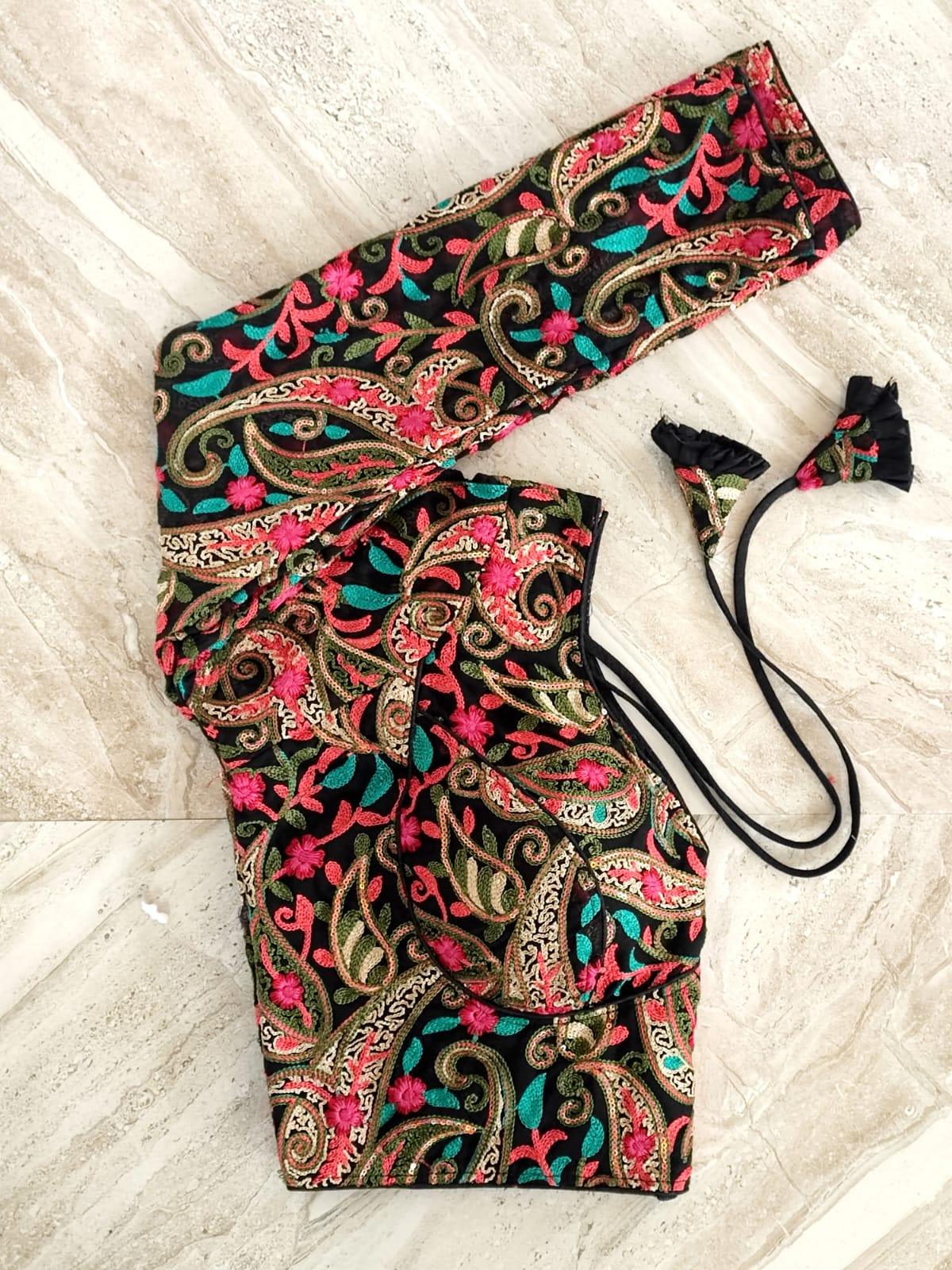 Tanya Kashmiri Work Full Sleeves Blouse Anant Tex Exports Private Limited