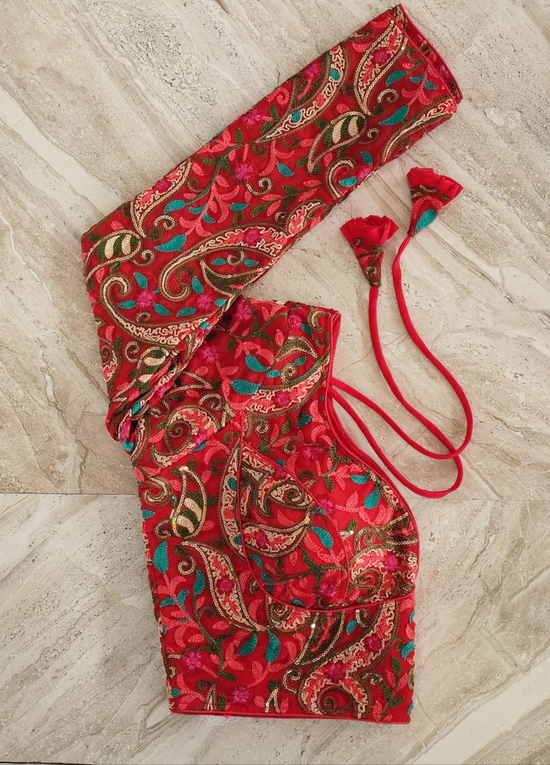 Tanya Kashmiri Work Full Sleeves Blouse Anant Tex Exports Private Limited