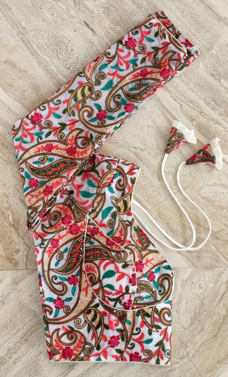 Tanya Kashmiri Work Full Sleeves Blouse Anant Tex Exports Private Limited