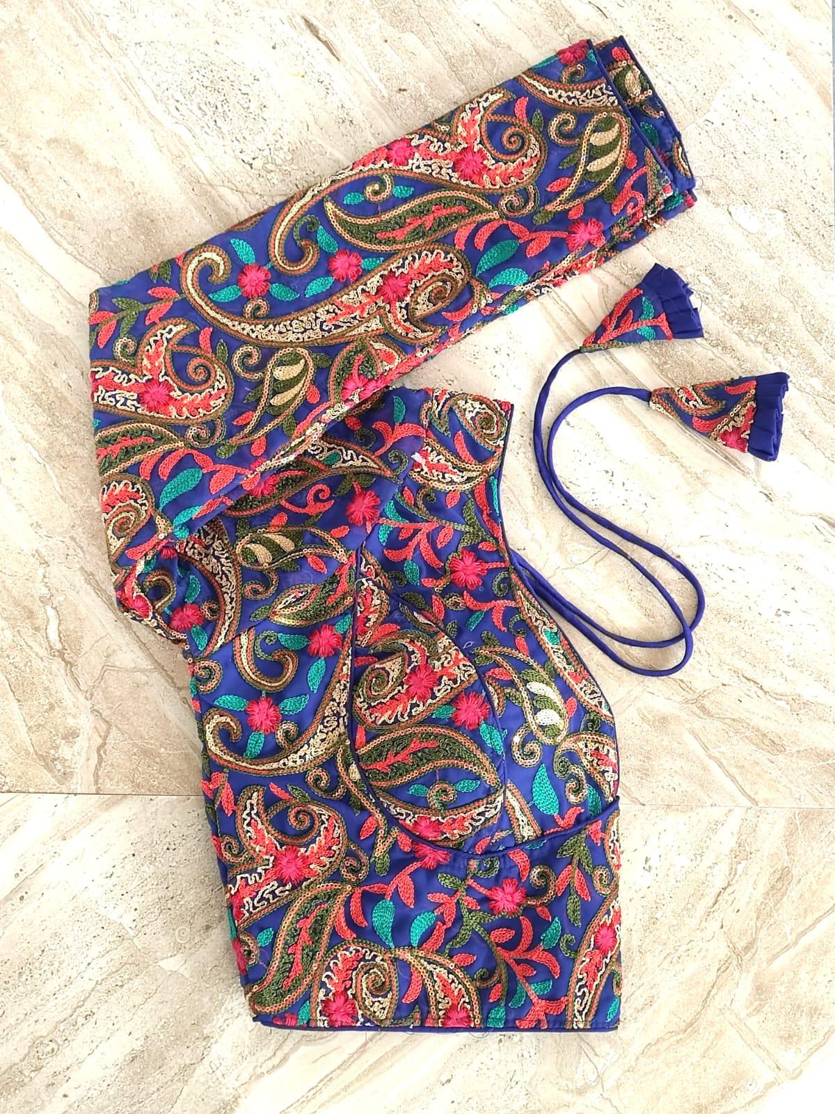 Tanya Kashmiri Work Full Sleeves Blouse Anant Tex Exports Private Limited